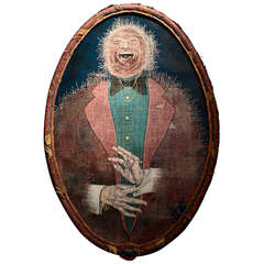 The Duke of Burlap Painting