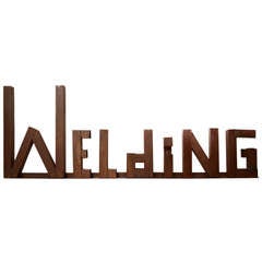 'Welding' Sign