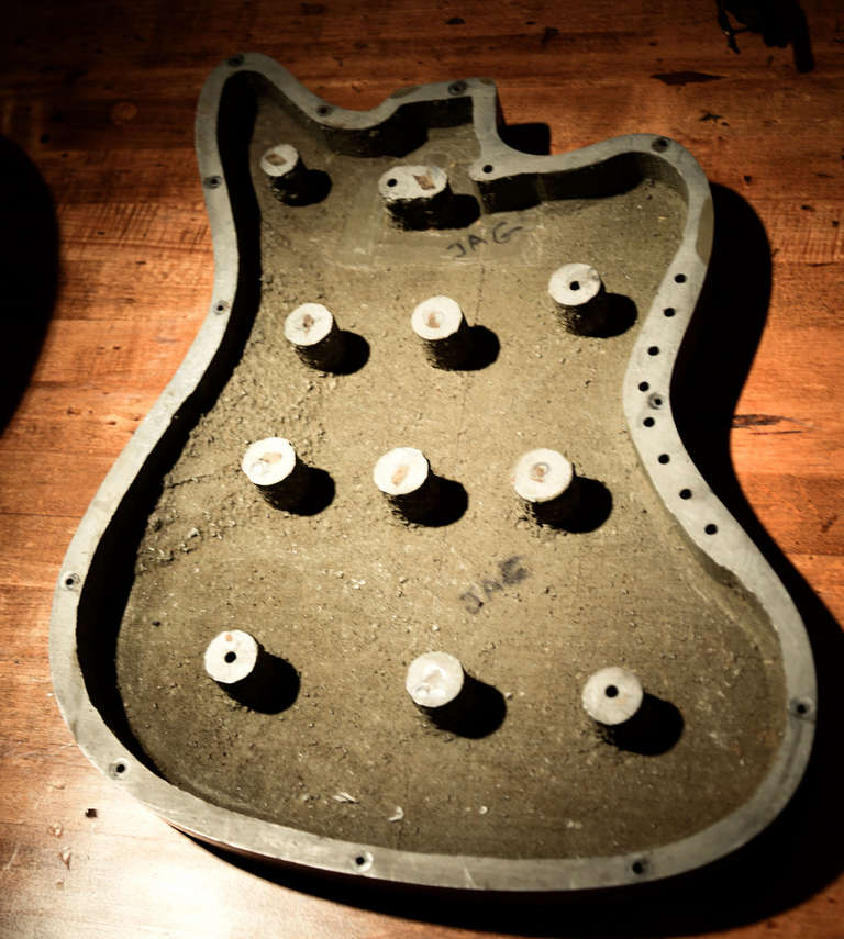 American Fender Guitar Body Factory Pattern