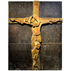Vintage French Crucifix