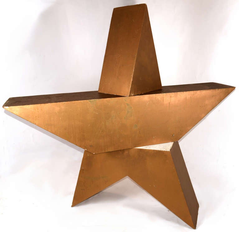 Folk Art Giant Gold Star