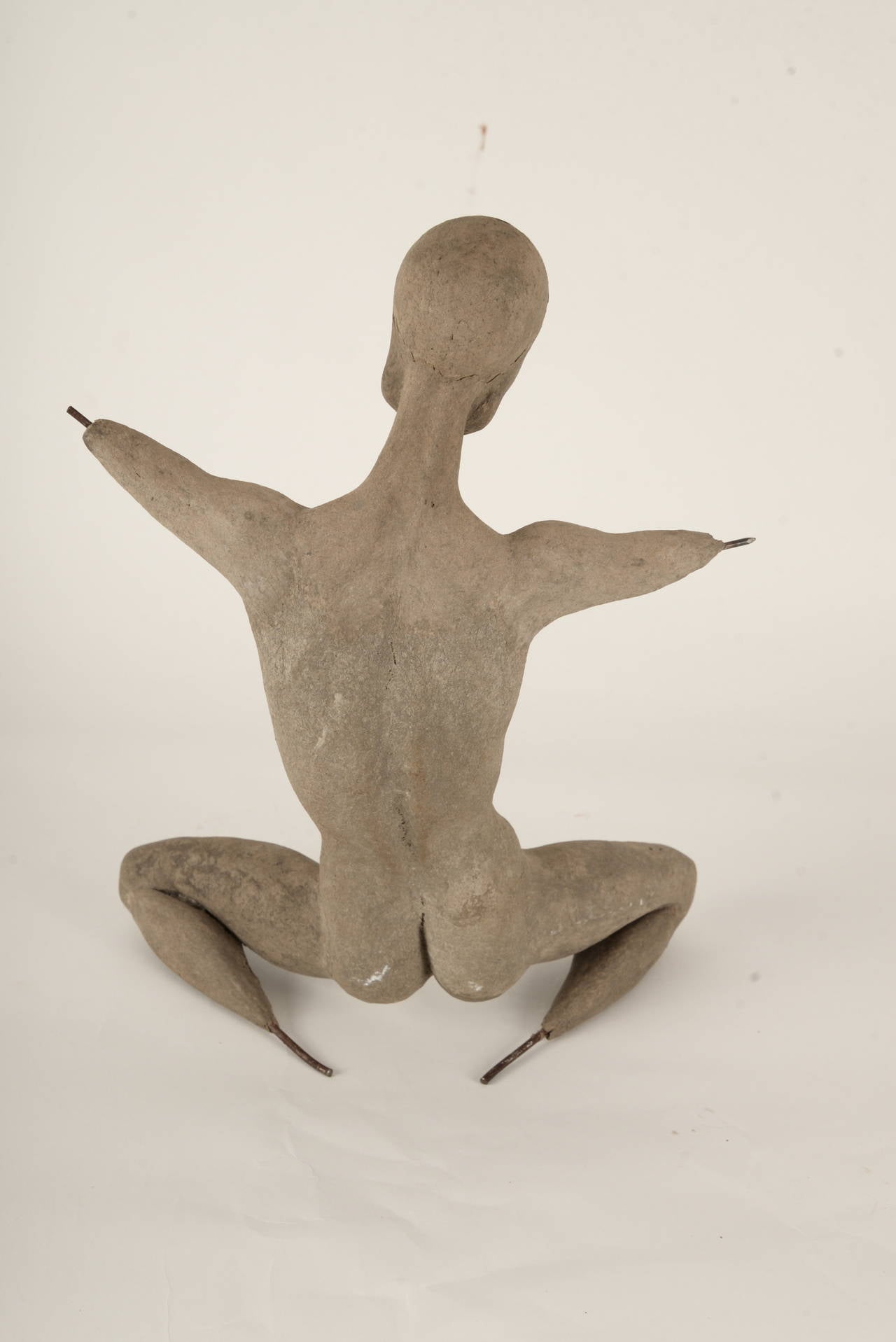 Late 20th Century Female Nude Kneeling Sculpture