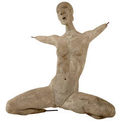 Female Nude Kneeling Sculpture