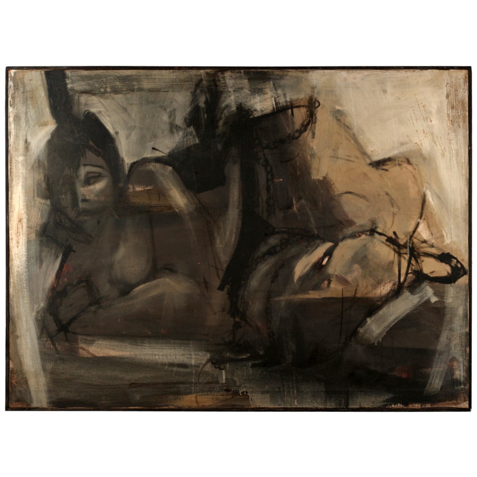 'Follies Bergére' Abstract Nude Painting