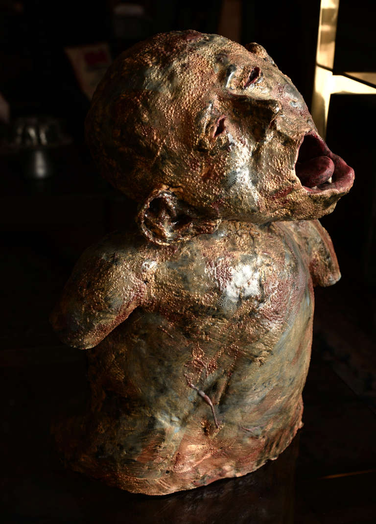 Grotesque Ceramic Sculpture In Good Condition In Seattle, WA