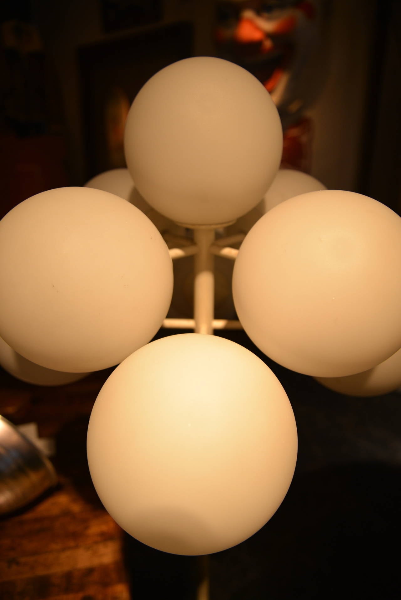 Late 20th Century White Balloon Lamp