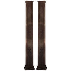 Late 19th c. Fluted Pilasters