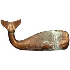 Vintage Brass Whale Humidifier