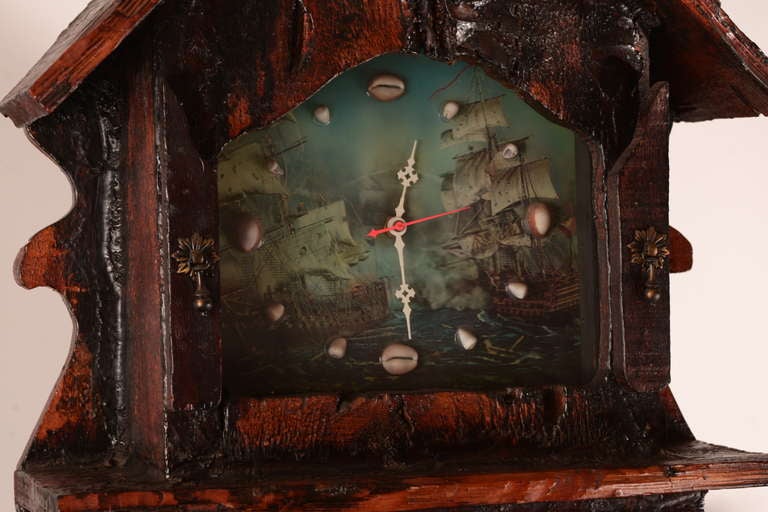 Pirate Case Clock In Excellent Condition In Seattle, WA