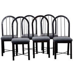 Set of Six Warehouse Windsor Side Chairs
