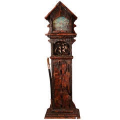 Vintage Pirate Case Clock
