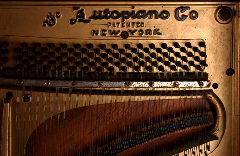 Autopiano Company® Player Piano Plate For Sale at 1stDibs cast iron