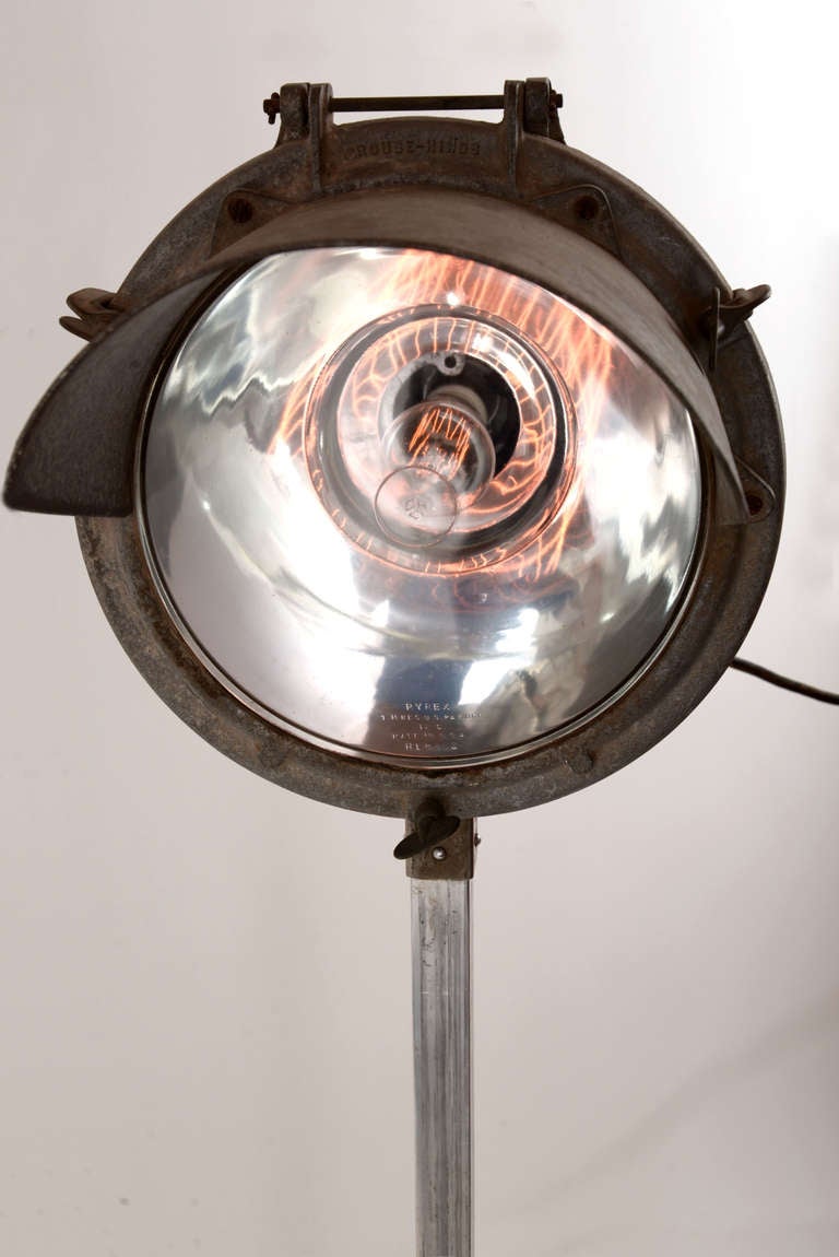 American Crouse Hinds Spotlight Floor Lamp