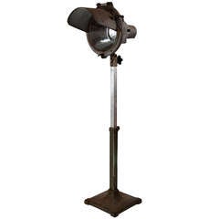 Vintage Crouse Hinds Spotlight Floor Lamp