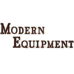Modern Equipment Sign