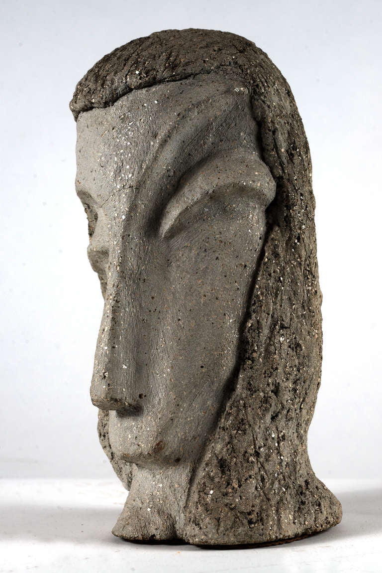 Modernist Abstract Female Bust at 1stdibs