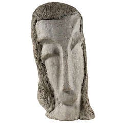 Modernist Abstract Female Bust