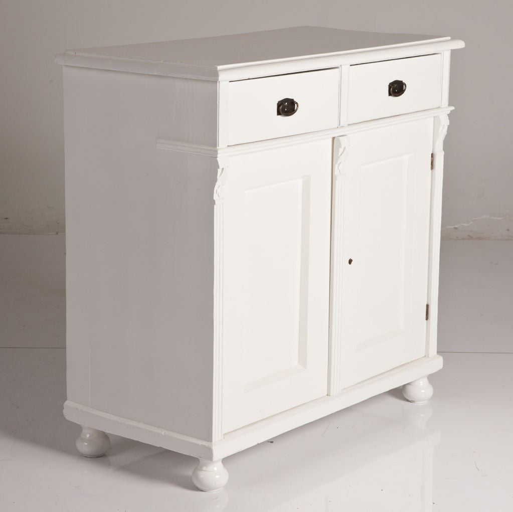 French fabulous white cabinet
