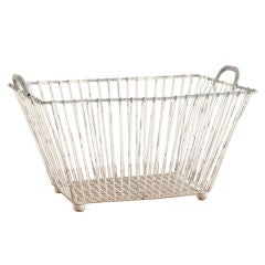 Vintage french oyster baskets