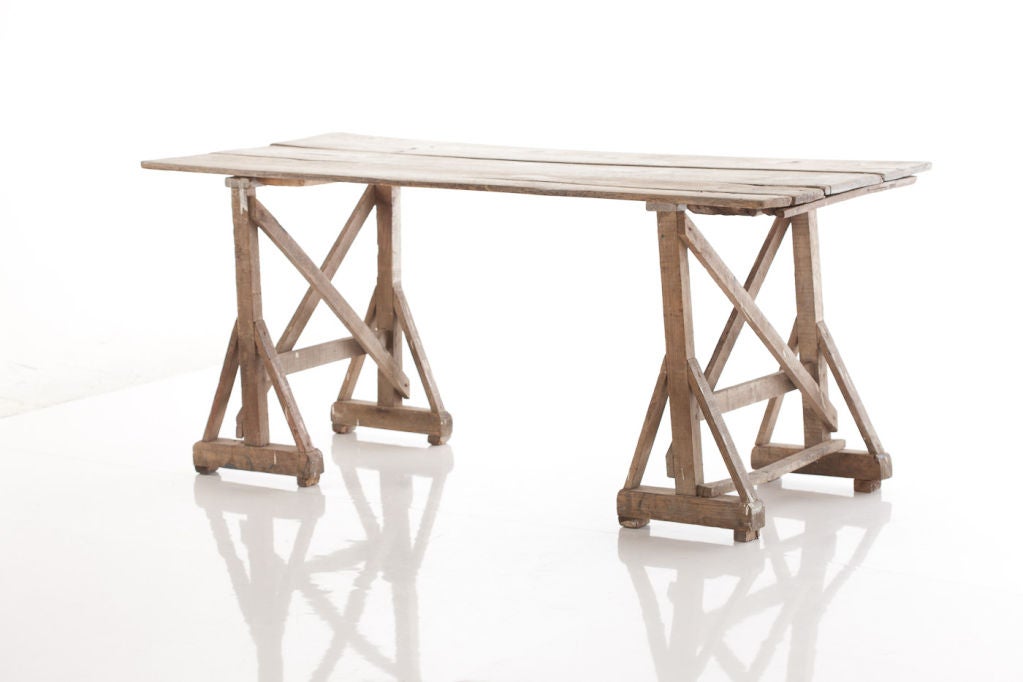 charming wood table... can be used for intimate dining, wonderful as a desk, or library table.