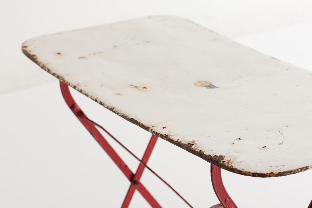 Metal french bistro table