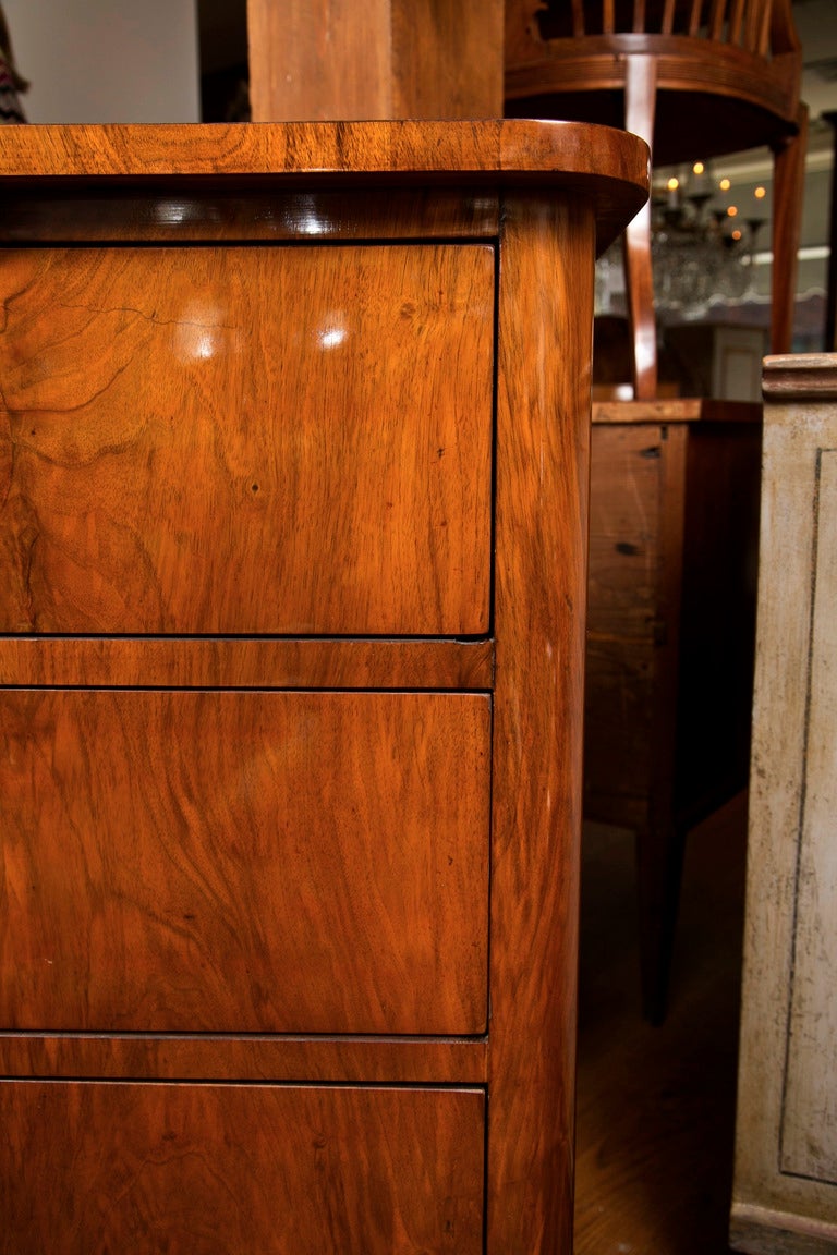 German Fine Taller Biedermeier Chest