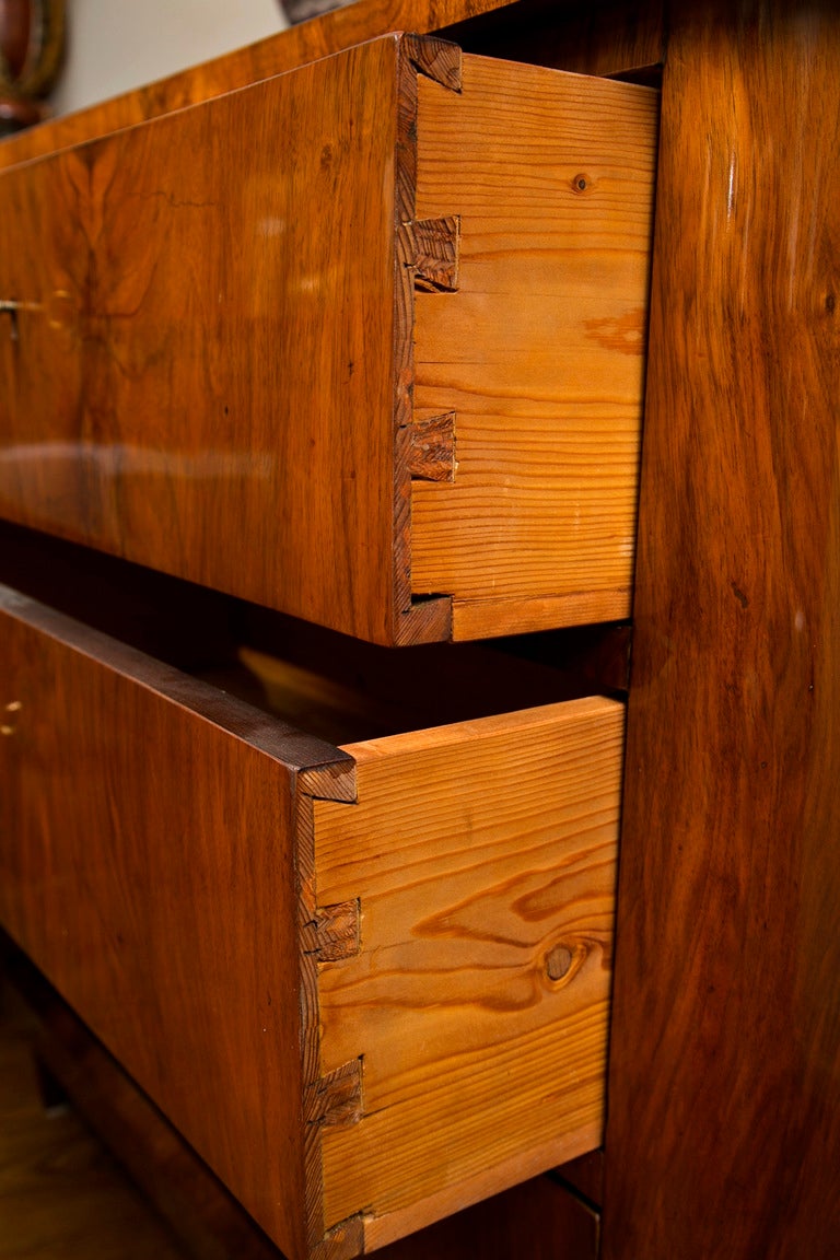 Fine Taller Biedermeier Chest In Excellent Condition In Westport, CT