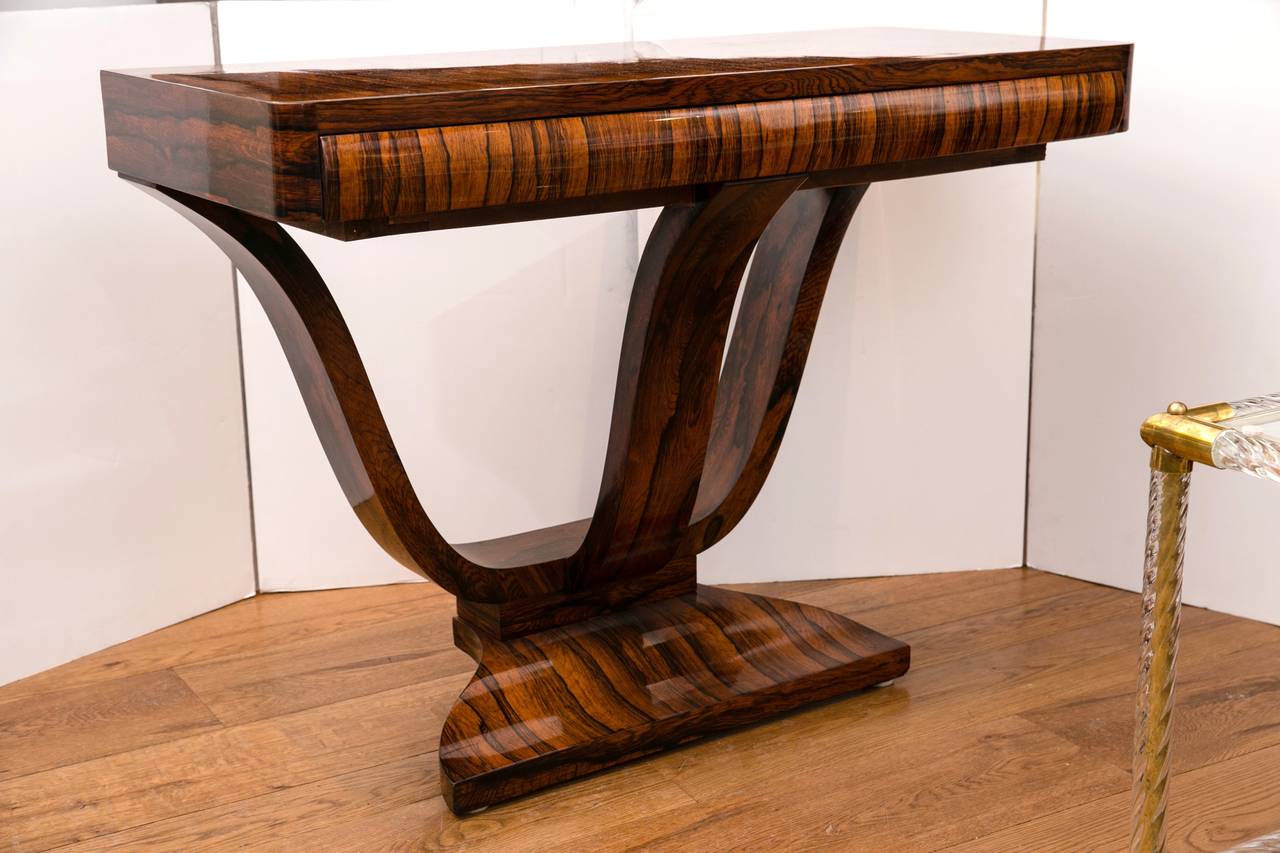 Pair of Striking French Art Deco Console Tables 4