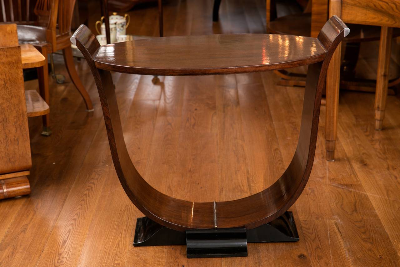 Art Nouveau Art Moderne Oval Shaped Table