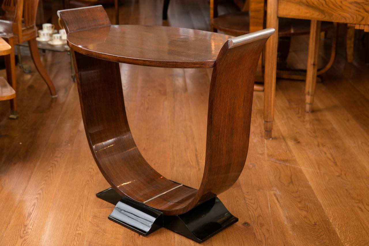 Mid-20th Century Art Moderne Oval Shaped Table