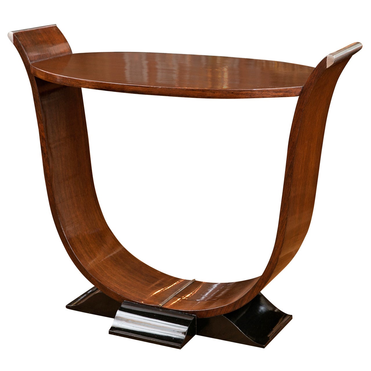 Art Moderne Oval Shaped Table
