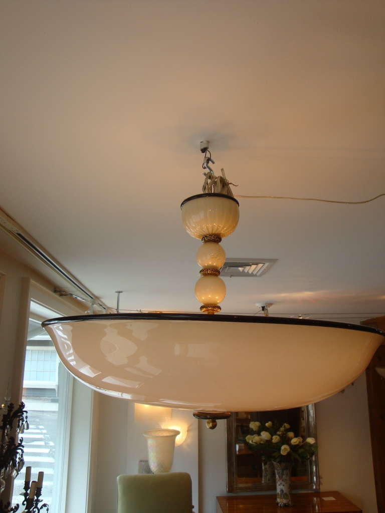 Fabulous Large Murano Pearled Ceiling Fixtures 4