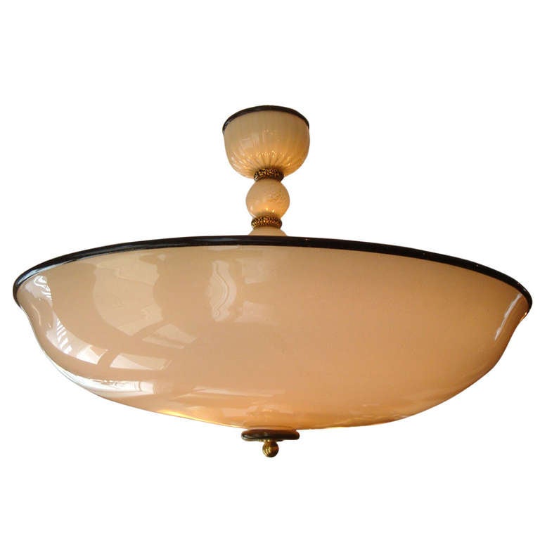 Fabulous Large Murano Pearled Ceiling Fixtures