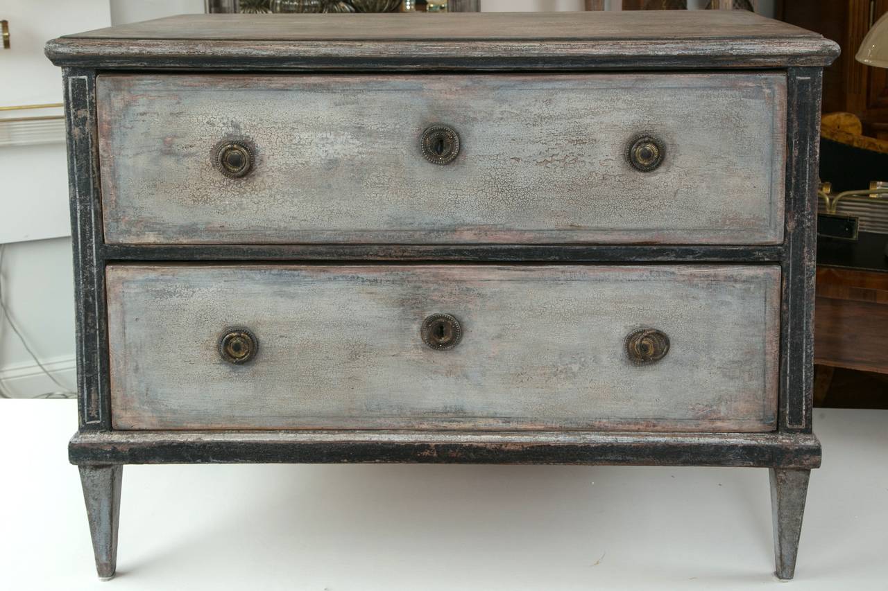 Biedermeier Painted Neoclassic Chest of Drawers