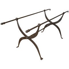 Antique 19th Century Wrought Iron Table Base
