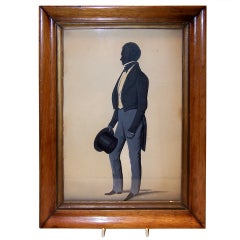 A Silhouette of a Young Man
