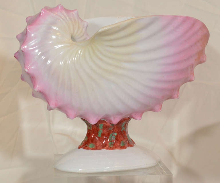 Rococo A Pink Wedgwood Dessert Service Shell Shaped Set of Dishes