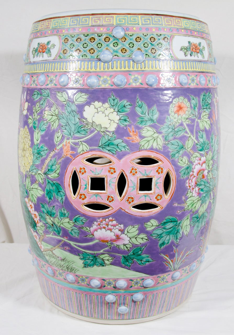 Pair of Chinese Porcelain Garden Seats at 1stdibs