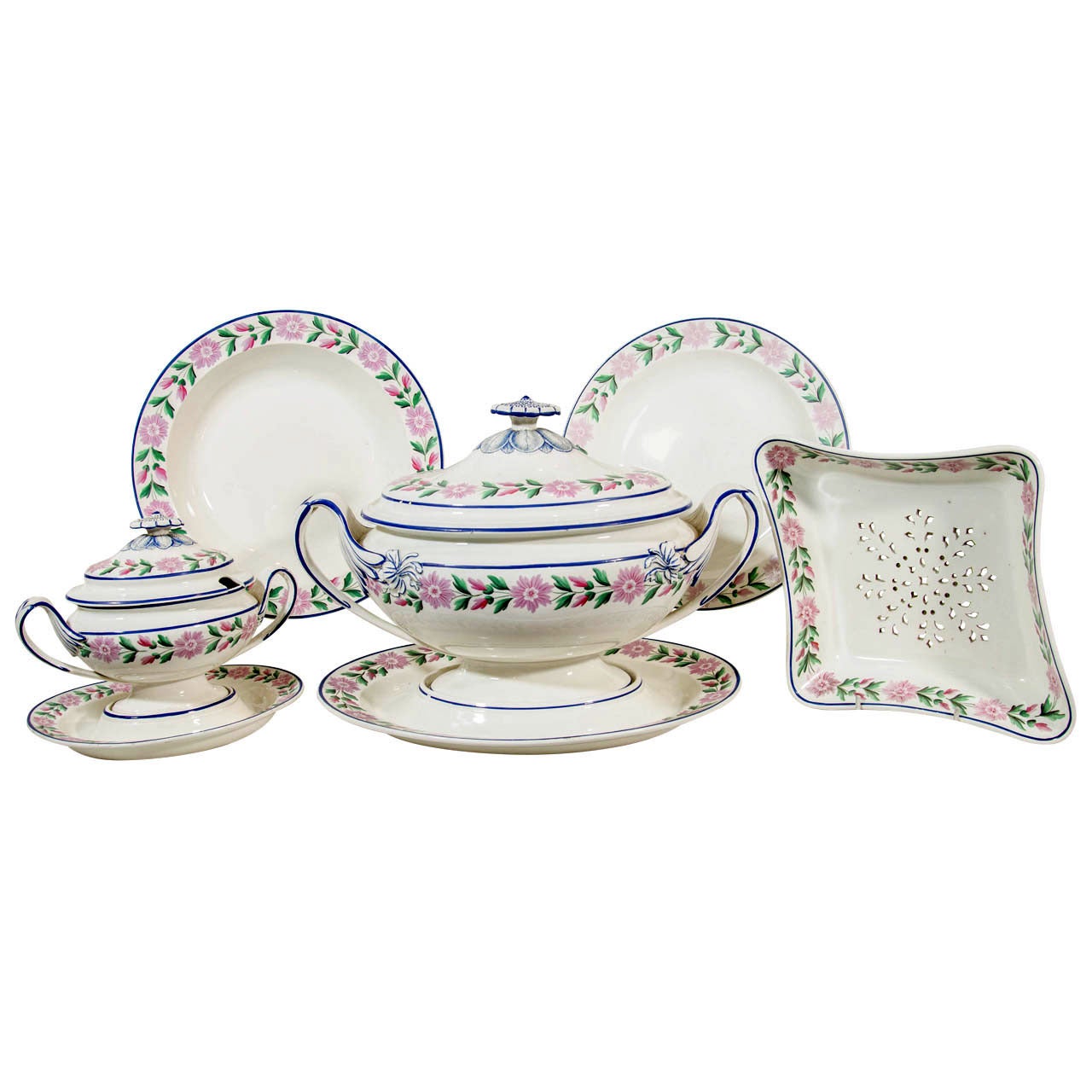 A Set of Dishes: An Extensive Wedgwood Creamware Dinner Service