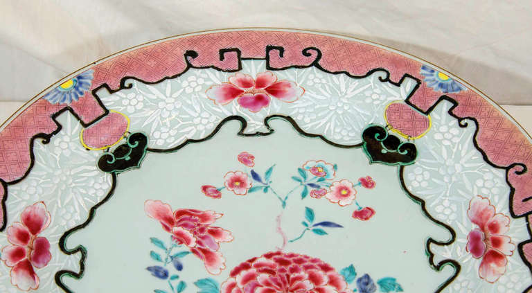 An 18th Century Qianlong Period Famille Rose Charger