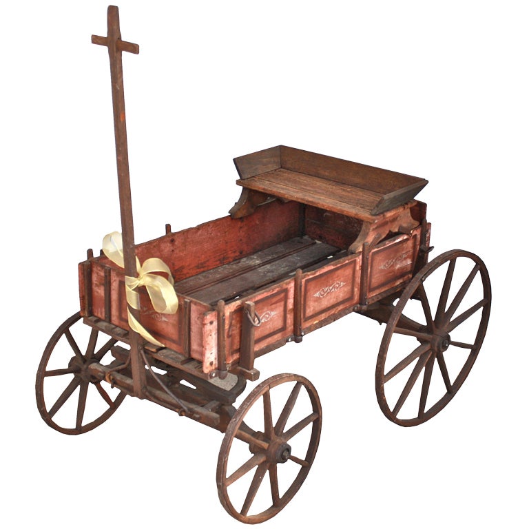 Pennsylvanian Child's Goat Wagon / Bar Cart at 1stDibs antique goat