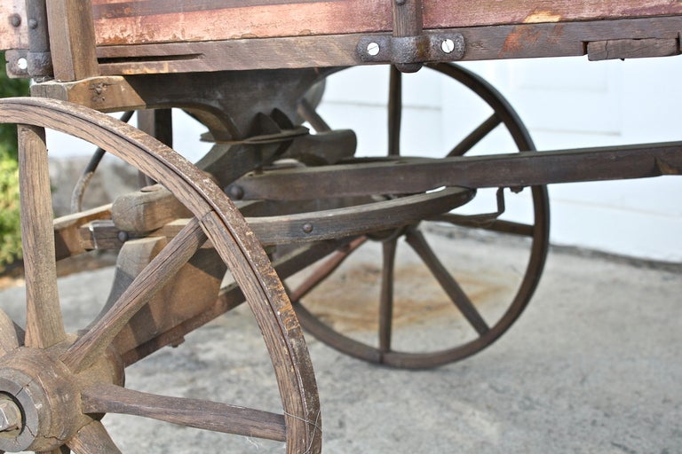 19th Century Pennsylvanian Child's Goat Wagon / Bar Cart