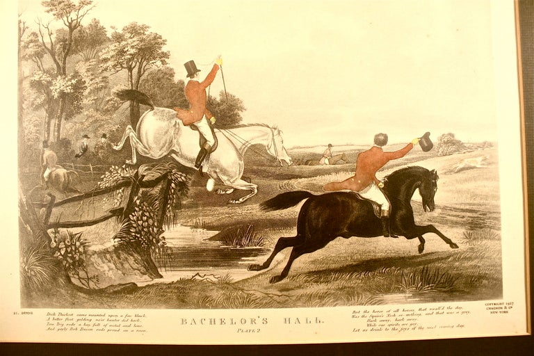 fox hunting prints antiques