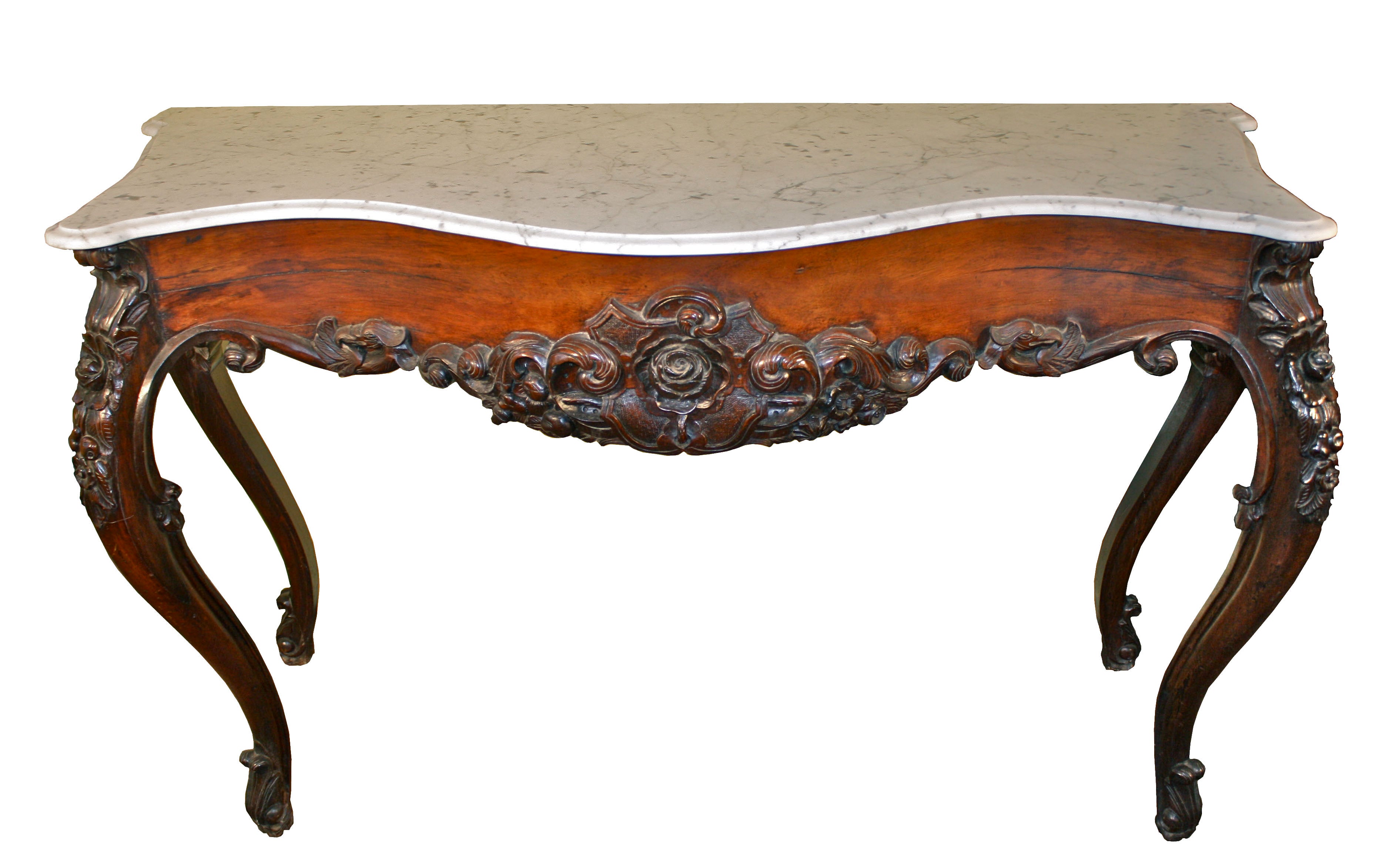 Anglo-Indian Marble Topped Console For Sale