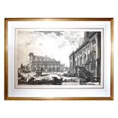 Veduta della Piazza del Campidoglio  -  Cavalier Piranesi F. after 1767