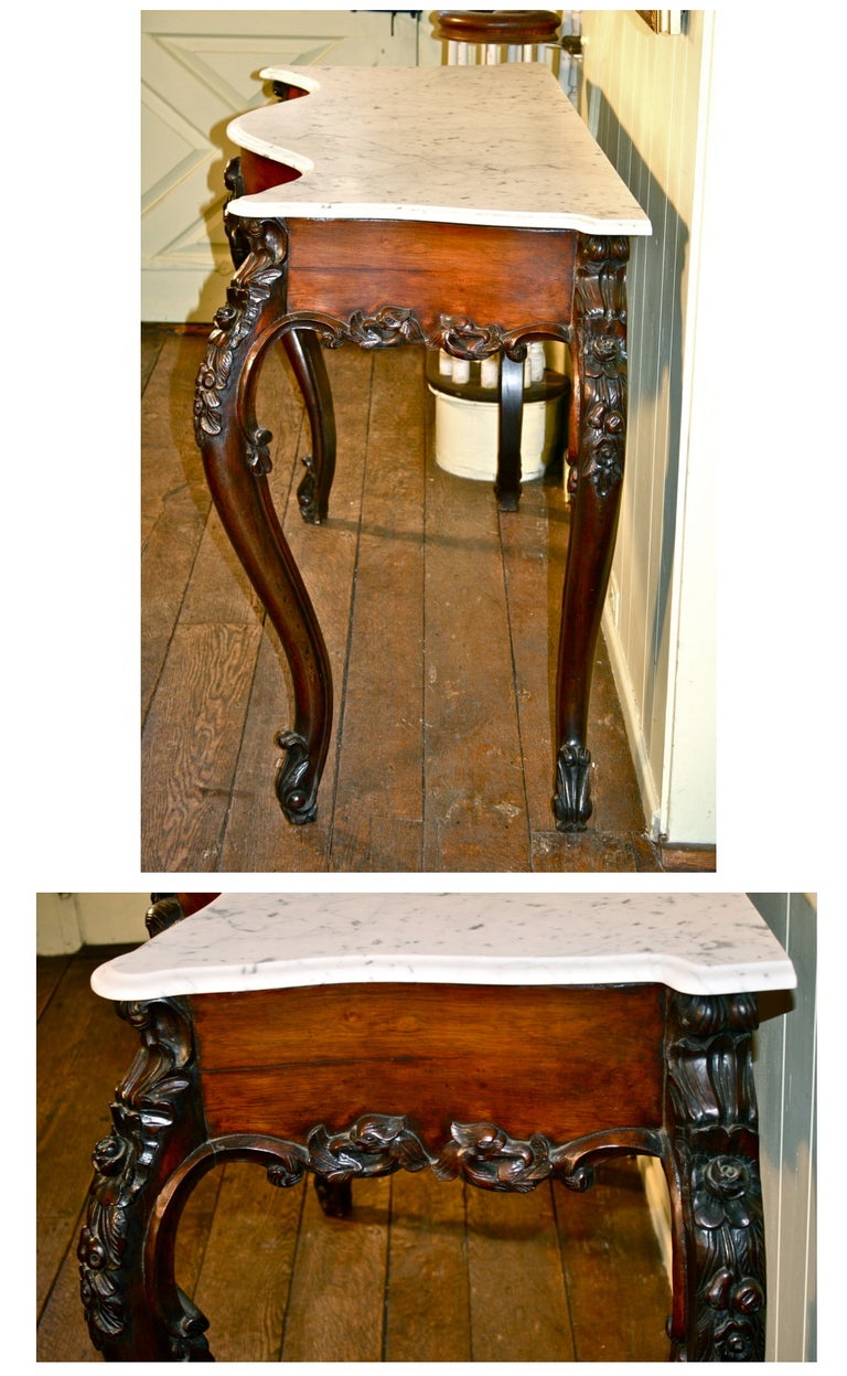 Anglo-Indian Marble Topped Console For Sale 1