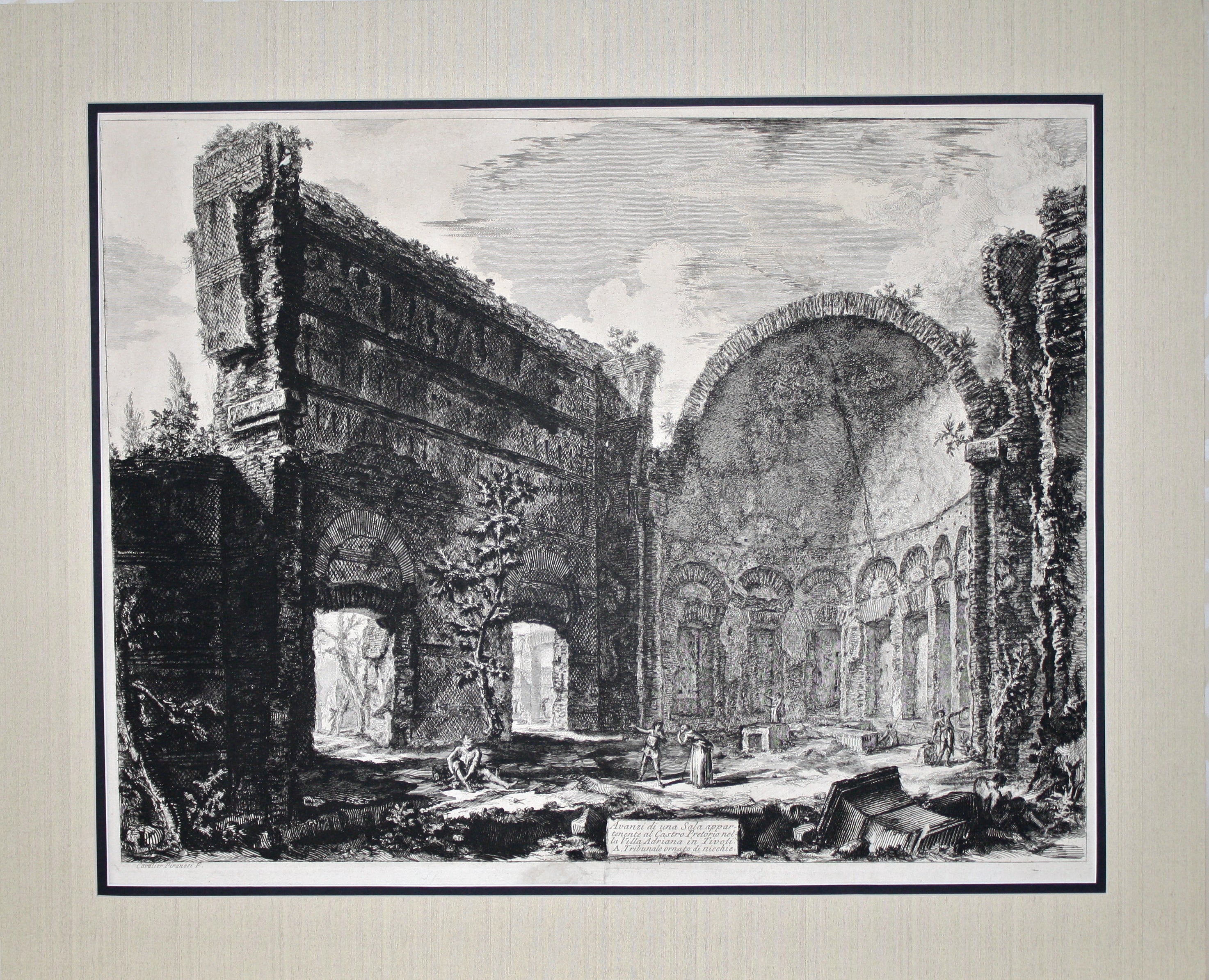 Ruins of La Villa Adriana in Tivoli - Cavalier Piranesi F.