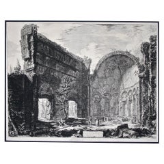Ruins of La Villa Adriana in Tivoli - Cavalier Piranesi F.