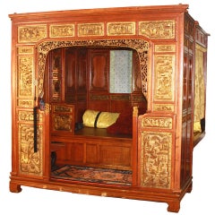 Antique Chinese Lo-han Chamber Bed