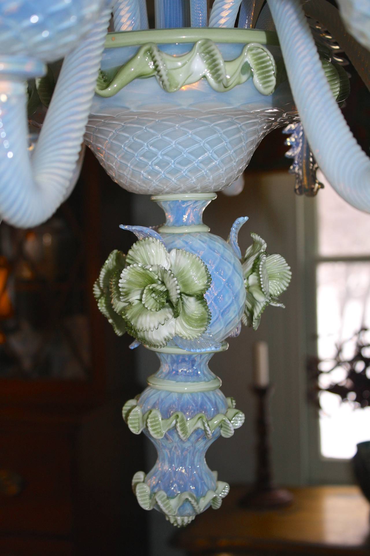 19th Century Murano Glass 'Ciocca' Chandelier For Sale 2